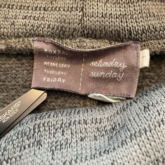 Anthropologie Saturday Sunday Green Funnel Neck Sweater Size Small - Picture 6 of 16